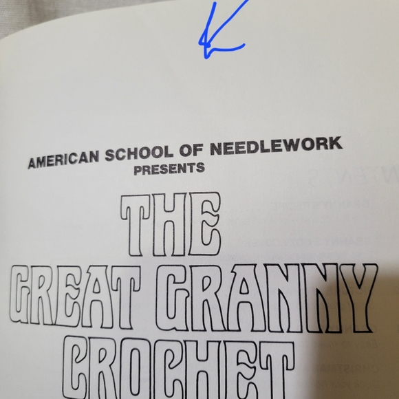 Vintage "The Great Granny Crochet" instructional Hardcover Book - Picture 14 of 14